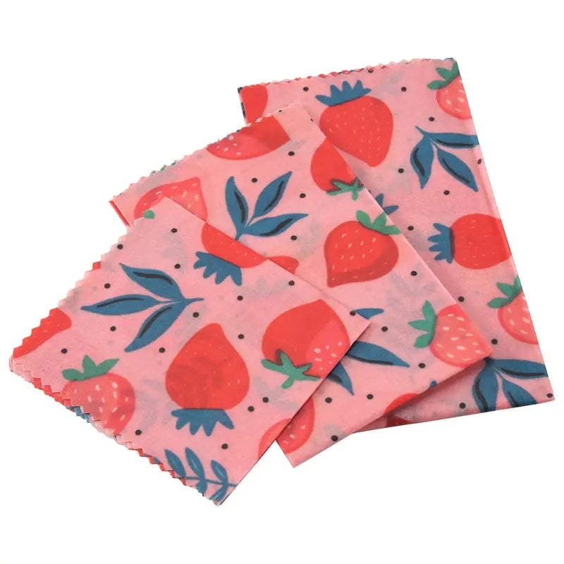 1Set Wiederverwendbare Bienenwachs Tuch Wrap Lebensmittel Frische Tasche Deckel Dschungel Party Bienen Wachs Wrap für Sandwich Käse - So ist Leben