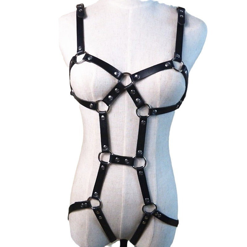 Punk Harajuku Leg Ring Bondage Belt Integrated Jewelry Belt Close-Fitting Bondage Couple Training Sex Toys So ist Leben