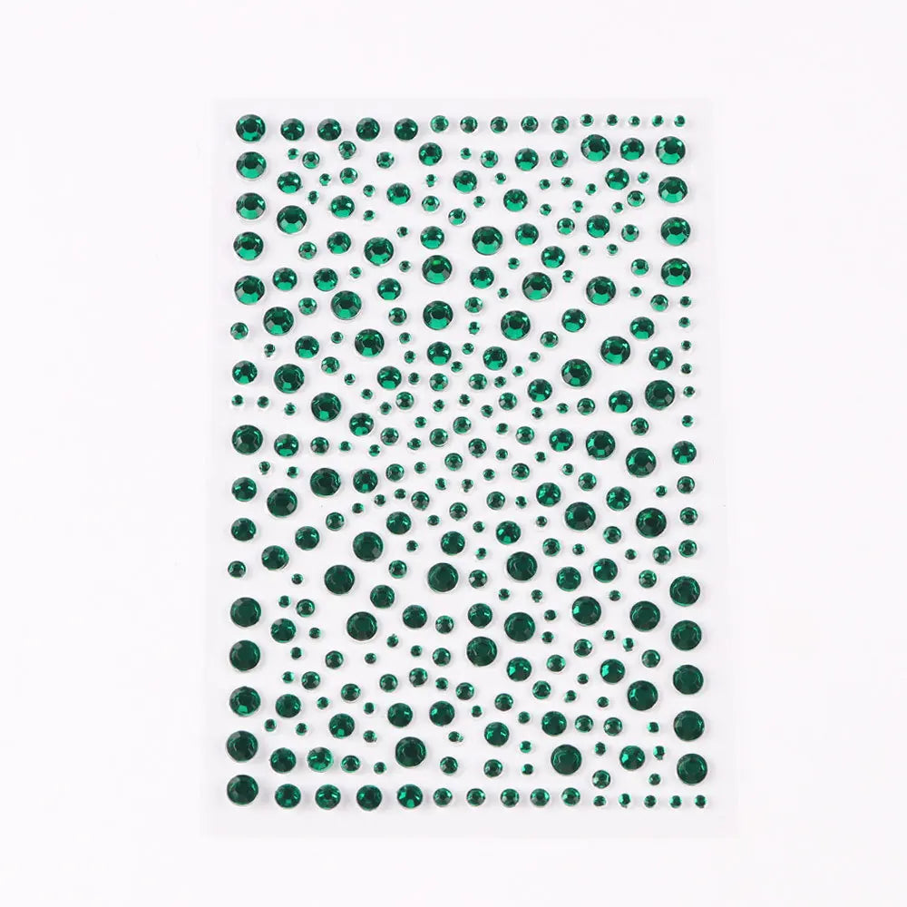 Selbstklebende Gesicht Dekoration Strass Aufkleber Musik Festival Halloween Party Telefon Kristall Aufkleber Kunst DIY Diamant Aufkleber So ist Leben