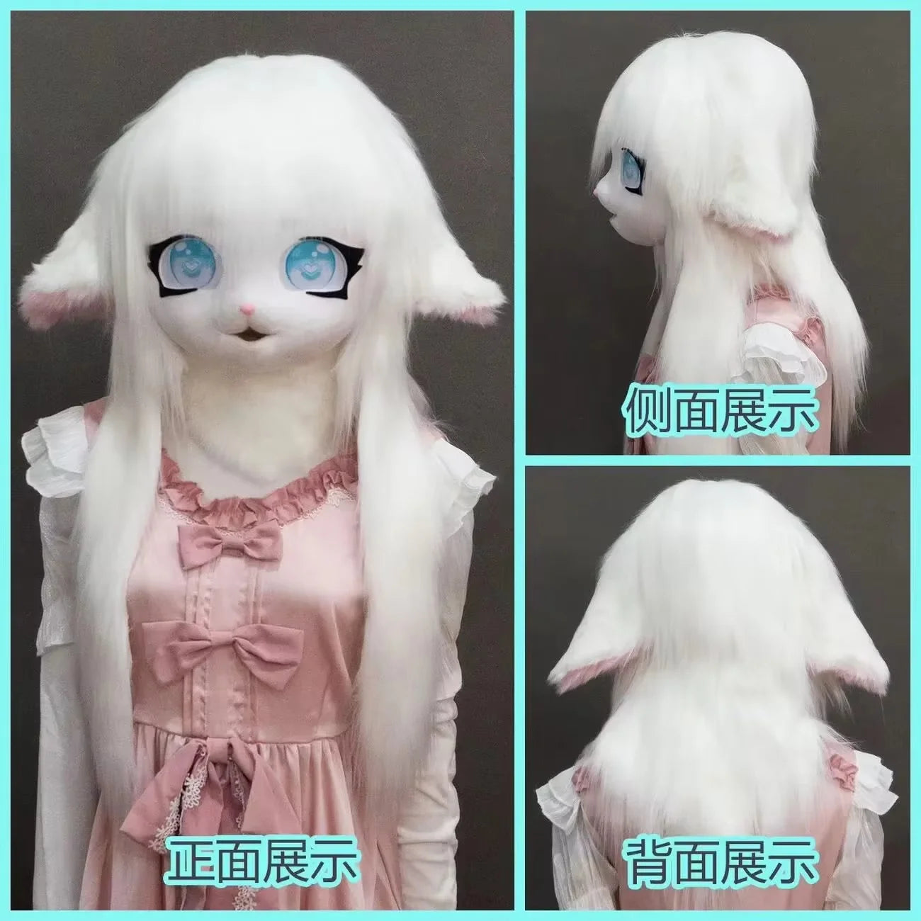 Furry Kig Kigurumi Tier Katze Kaninchen Puppe Tier Maske - So ist Leben