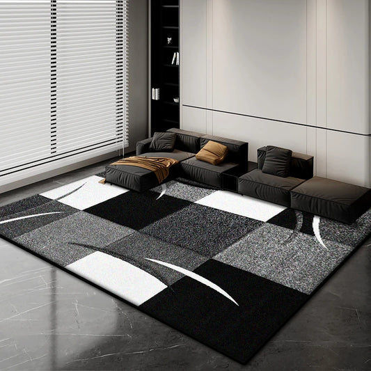 Nordic Abstract Luxury Carpet Home Decoration Living Room Fluffy Plush Rugs 200x300cm Bedroom Office Area Antiskid Floor Mats - So ist Leben