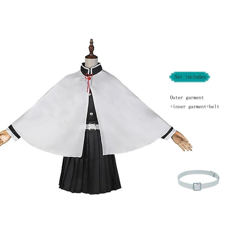 Dämonentöter Kamado Tanjirou Zenitsu Giyuu Cosplay Kostüm Anime Set für Kinder Mann Halloween Dress UpHalloween Frauen Kinder So ist Leben