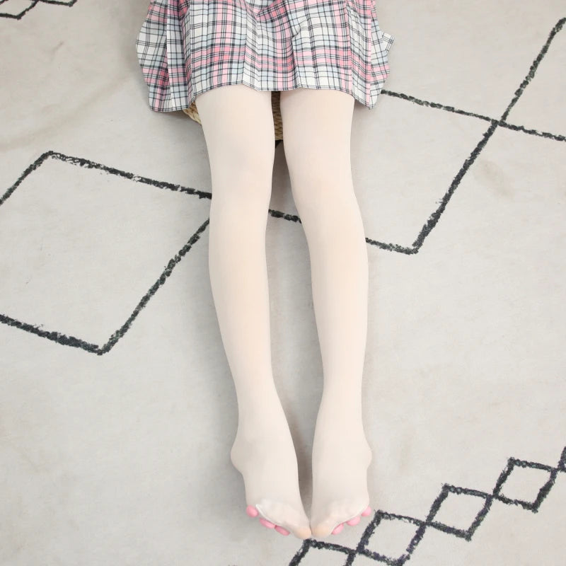 Katze Pfote 3D Socken Für Frauen Mädchen Kawaii Katze Klaue Zehen Mützen Nettes Geschenk Lolita Pfote Pads Cosplay Katze Pfote pad Oberschenkel Hohe Socken Neue So ist Leben