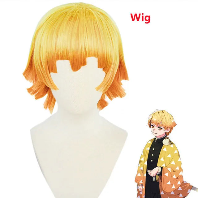 Dämonentöter Kamado Tanjirou Zenitsu Giyuu Cosplay Kostüm Anime Set für Kinder Mann Halloween Dress UpHalloween Frauen Kinder So ist Leben