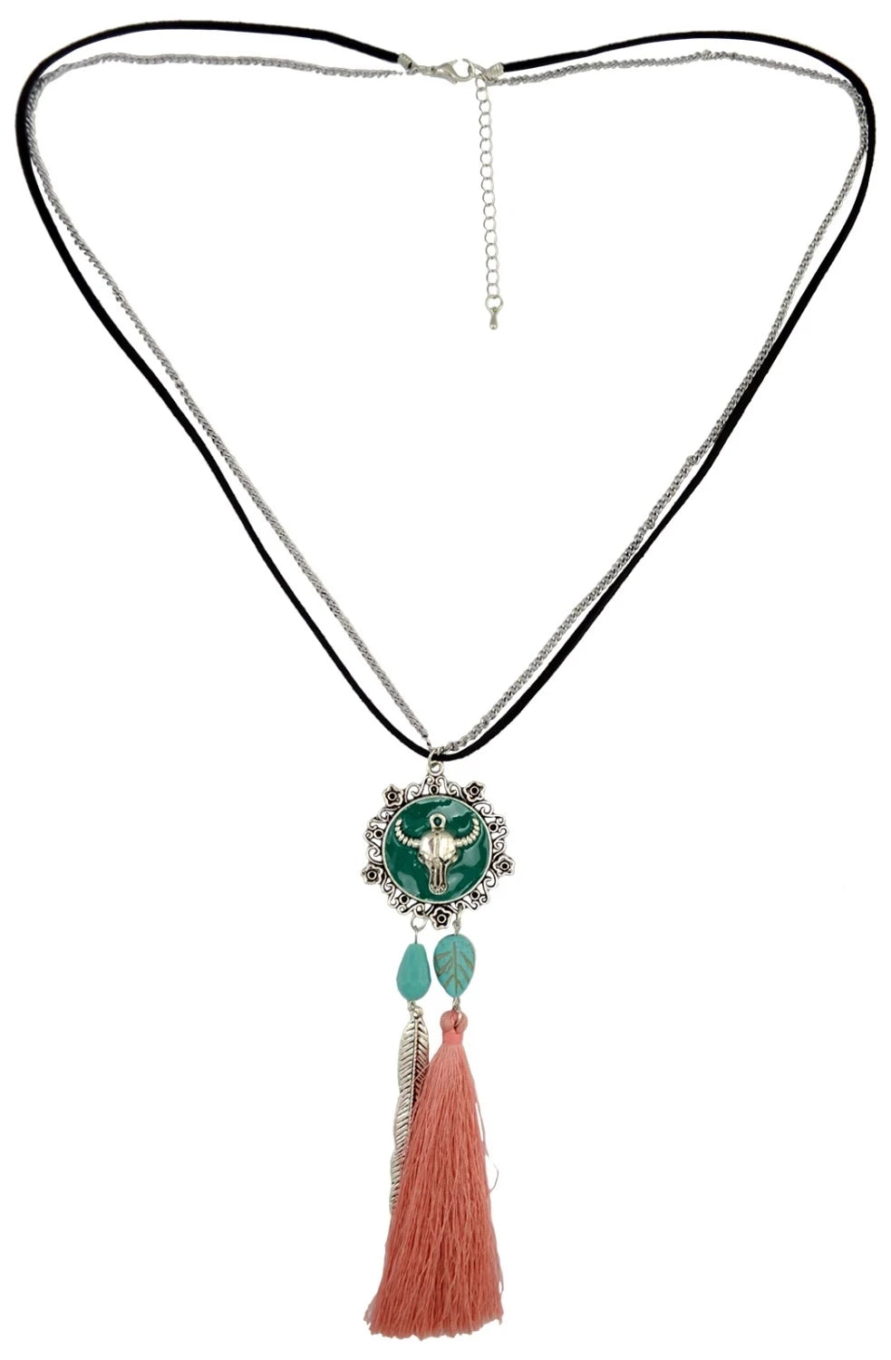 Türkei Bohemian Schwarz Blau Stein Ethnische Münze Quaste Halskette Türkische Gypsy Boho Strand Halsband Lätzchen Indien Halskette für Frauen Party So ist Leben