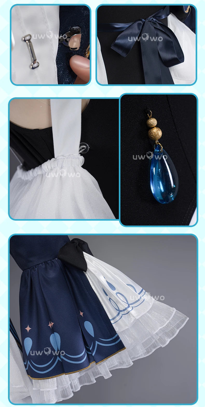 LAST BATCH UWOWO Exklusives Furina Cosplay Genshin Impact Fanart Furina Niedlicher Häschenanzug Cosplay-Kostüm So ist Leben