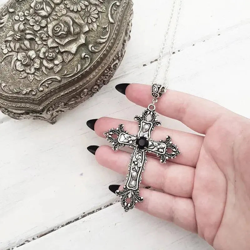 Anime Death Note Misa Amane Cosplay Halskette Kreuz Anhänger Kette Frauen Männer Schmuck Gothic Lolita Prop Zubehör Halloween - So ist Leben