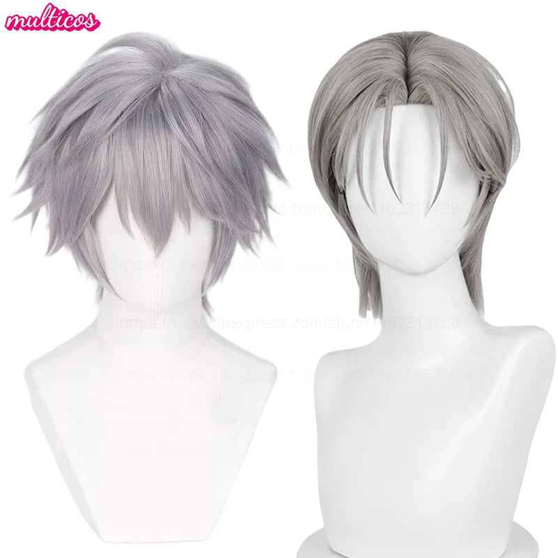 Till Cosplay Perücke Alien Bühne Cosplay Silber Grau Hitzebeständiges Haar Bühnenshow Conmic-Con Weihnachten Halloween Anime Perücken So ist Leben