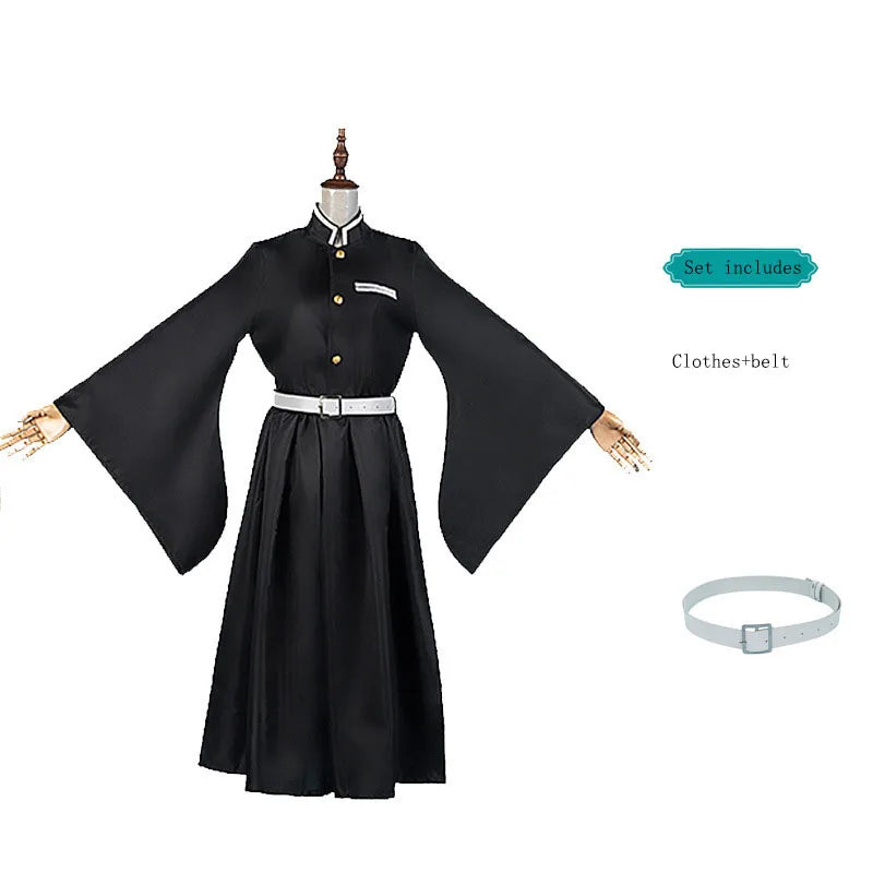 Dämonentöter Kamado Tanjirou Zenitsu Giyuu Cosplay Kostüm Anime Set für Kinder Mann Halloween Dress UpHalloween Frauen Kinder So ist Leben