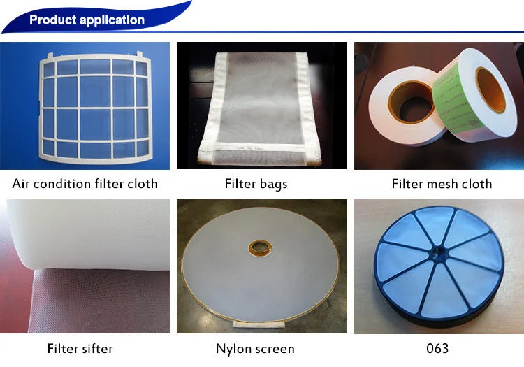 500 Mesh/In 25 Mikron Gaze Wasser Nylon Filter Mesh Sojabohnen Farbe Bildschirm Kaffee Wein Netz Stoff Industrie Filtertuch