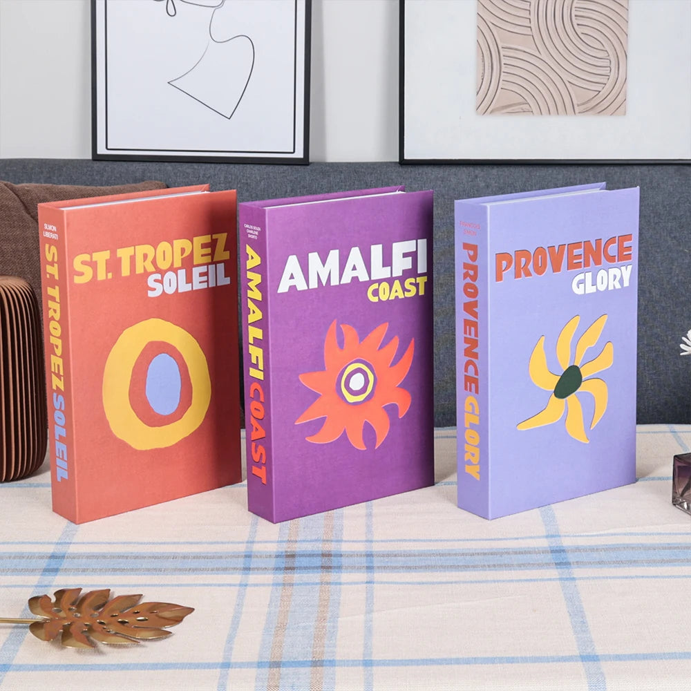 Wohnzimmerdekoration Designerbücher Couchtisch-Ornamente - So ist Leben