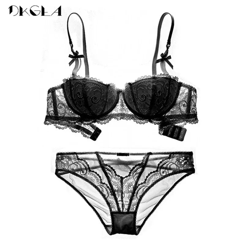 Neue Halbe Tasse Bh Höschen Sets Rot Frauen Dessous Set Stickerei Weiß Büstenhalter Dünne Baumwolle Sexy Unterwäsche Set Spitze Bh C D Tasse So ist Leben