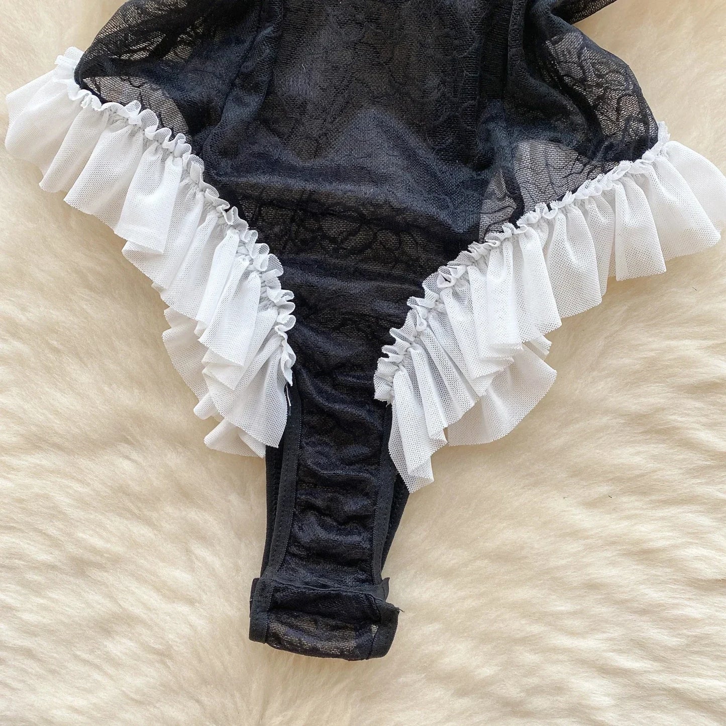 Overall Heißer Für Frauen Rüschen Spitze Strappy Onesie Camis Porno Uniform Sheer Sinnliche Magdalyn Bodycon Bodys Transparent Neue So ist Leben