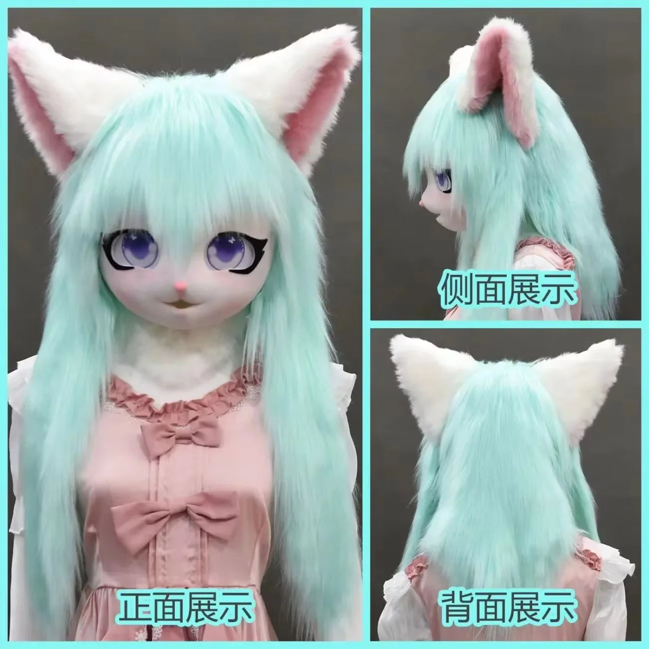 Furry Kig Kigurumi Tier Katze Kaninchen Puppe Tier Maske - So ist Leben