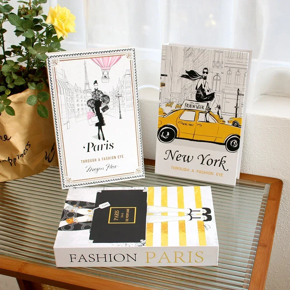 Wohnzimmerdekoration Designerbücher Couchtisch-Ornamente - So ist Leben