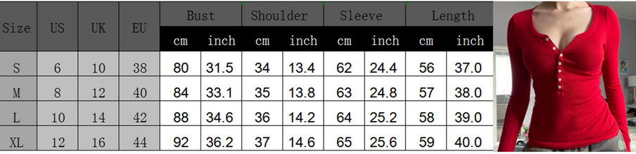 00er Jahre Retro Cottage Grunge T-Shirt Herbst gerippt gestrickt Langarm Slim Fit T-Shirts Y2K Fee 90er Jahre Vintage V-Ausschnitt Crop Tops Damen So ist Leben
