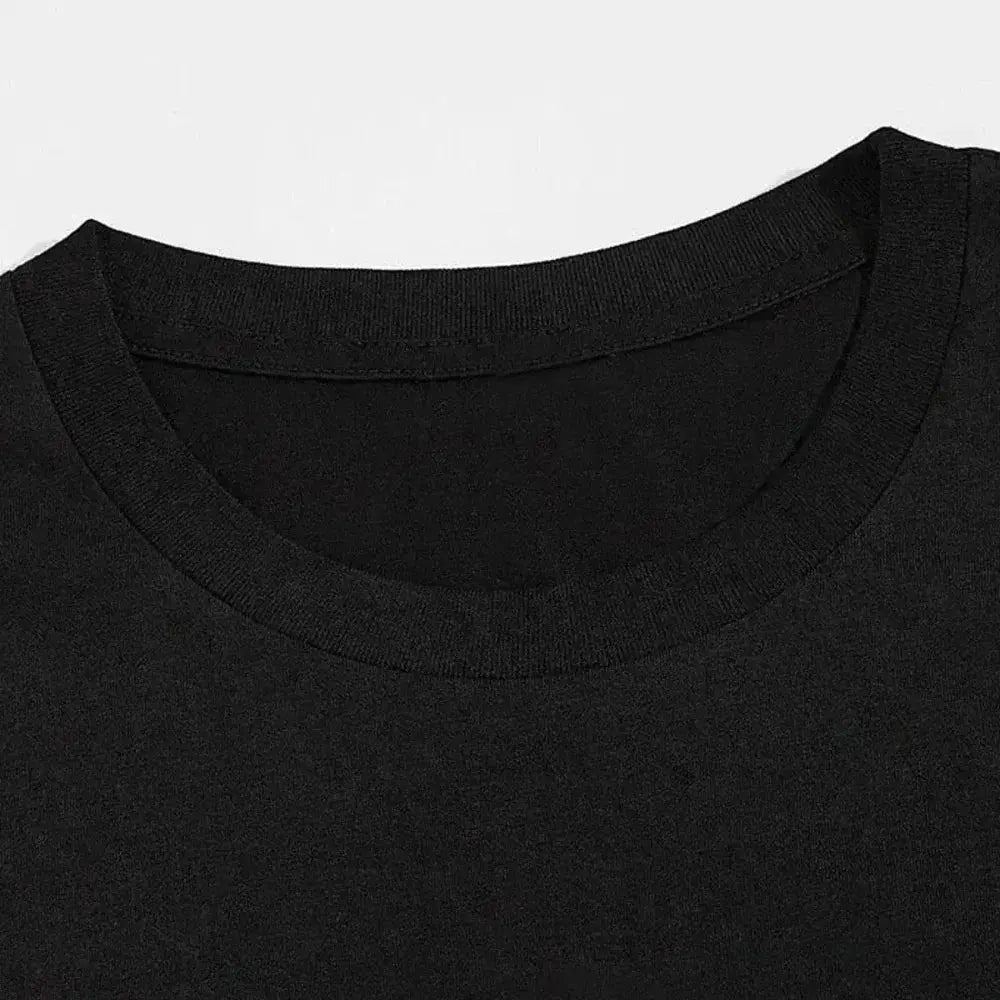 Kurzarm-T-Shirt mit 3D-Druck und patriotischem Totenkopf - So ist Leben