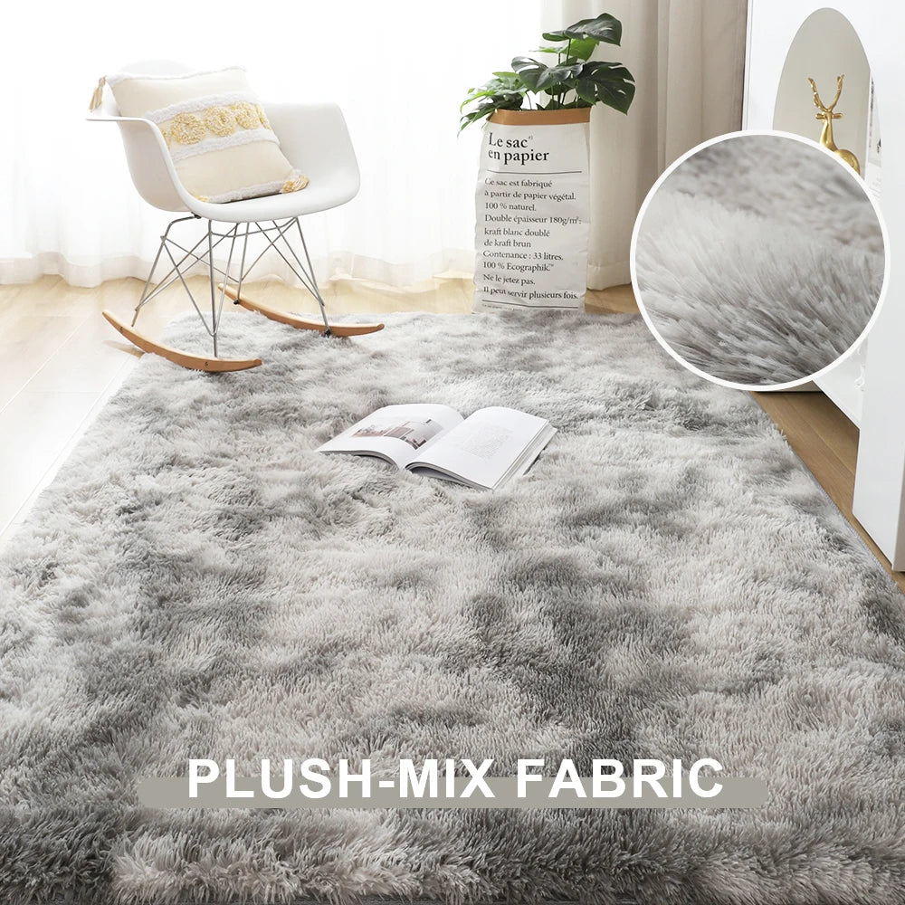 Stil Pelzigen Matte Moderne Schlafzimmer Nacht Teppiche Wohnzimmer Dekoration - So ist Leben