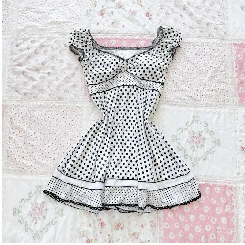 Grunge Punk Gothic Fairycore Emo Girls Dress Sexy Slim Lace Chic Fashion Aesthetic Women's Dresses Harajuku Retro Y2K Streetwear - So ist Leben