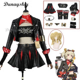 Burnice Weißes Cosplay-Kostüm, Perücke, Haar, Zenless Zone Zero, Rollenspiel, Halloween-Party, Brille, Frau, Comic-Con-Verkleidung, Kampfset So ist Leben