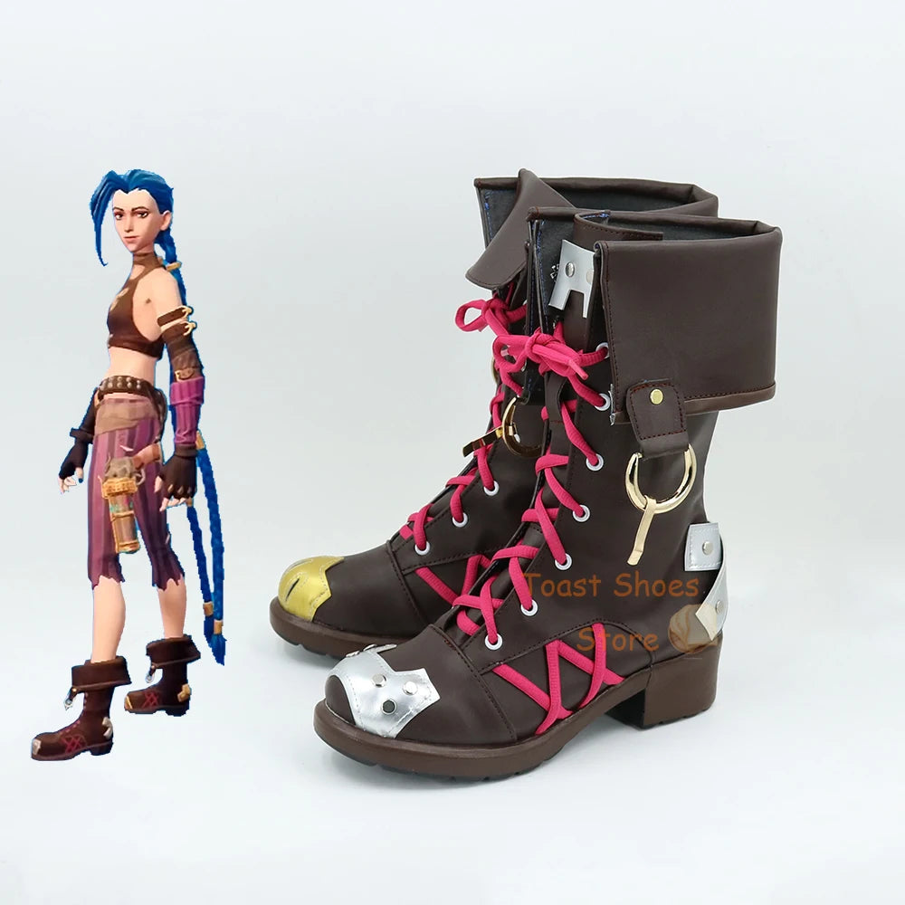 Spiel League of Legends Arcane Jinx Cosplay Comic-Spiel für Con Halloween Party Cosplay Kostüm Requisite 2025 So ist Leben