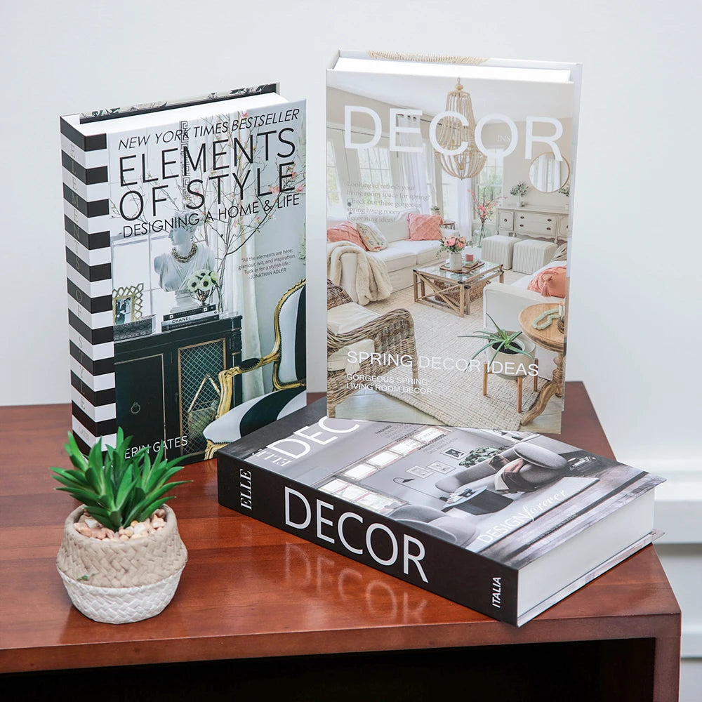 Wohnzimmerdekoration Designerbücher Couchtisch-Ornamente - So ist Leben