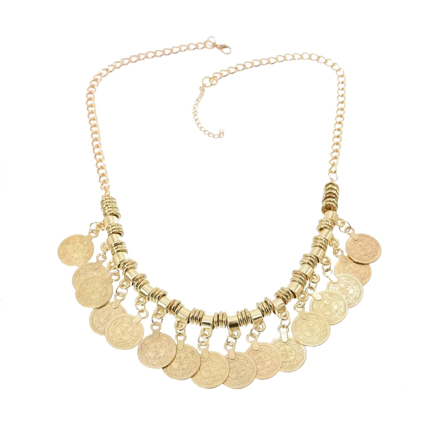Türkei Bohemian Schwarz Blau Stein Ethnische Münze Quaste Halskette Türkische Gypsy Boho Strand Halsband Lätzchen Indien Halskette für Frauen Party So ist Leben