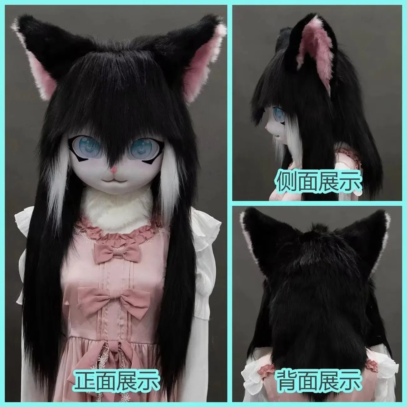 Furry Kig Kigurumi Tier Katze Kaninchen Puppe Tier Maske - So ist Leben