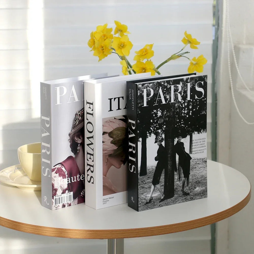 Wohnzimmerdekoration Designerbücher Couchtisch-Ornamente - So ist Leben