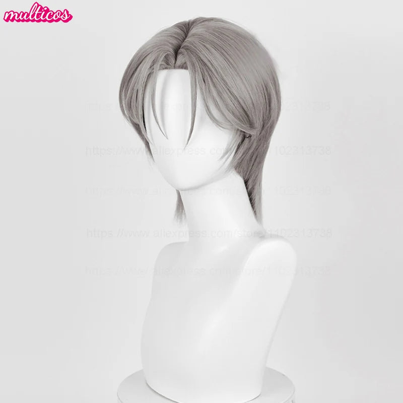Till Cosplay Perücke Alien Bühne Cosplay Silber Grau Hitzebeständiges Haar Bühnenshow Conmic-Con Weihnachten Halloween Anime Perücken So ist Leben