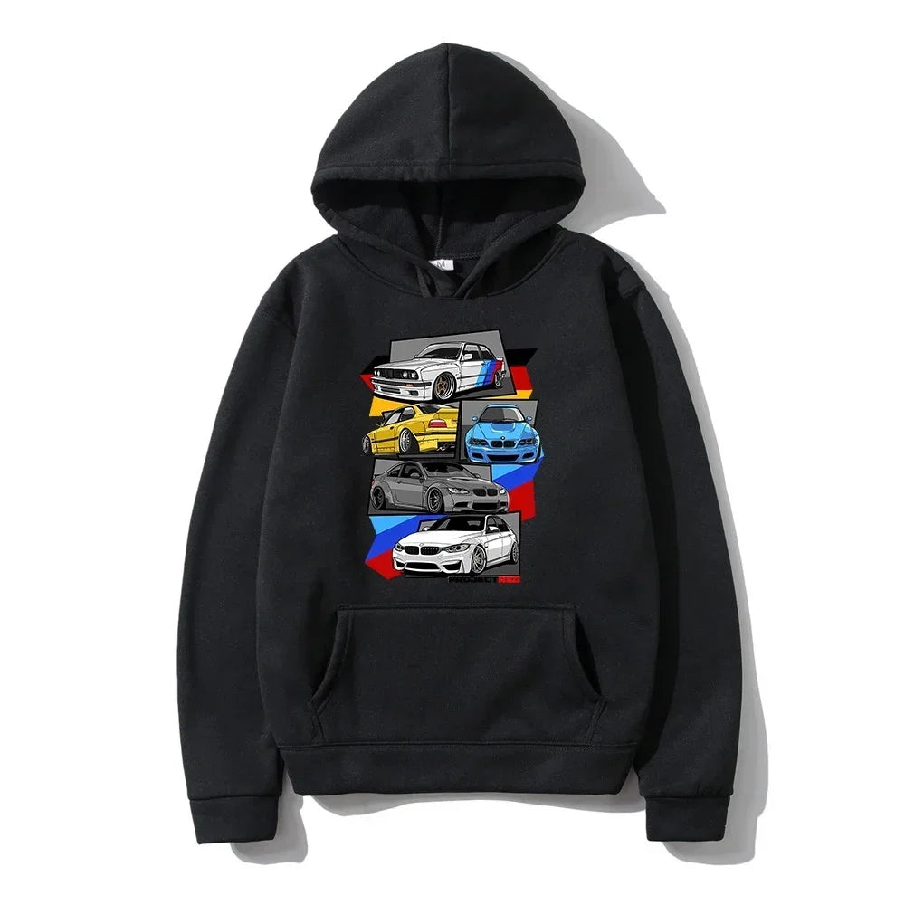 Klassischer Pullover mit grafischem Initialen-Print für Herren, Hip-Hop-Mode - So ist Leben