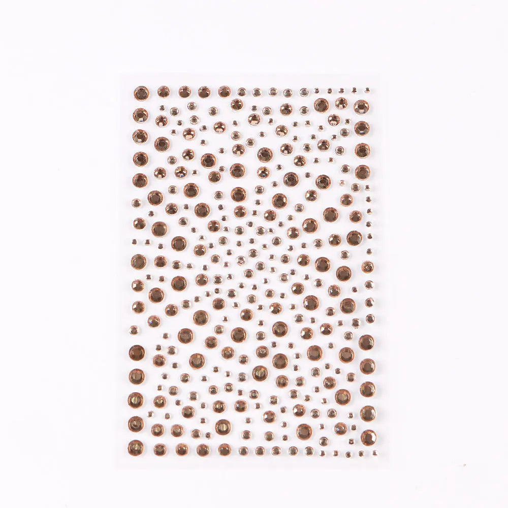 Selbstklebende Gesicht Dekoration Strass Aufkleber Musik Festival Halloween Party Telefon Kristall Aufkleber Kunst DIY Diamant Aufkleber So ist Leben