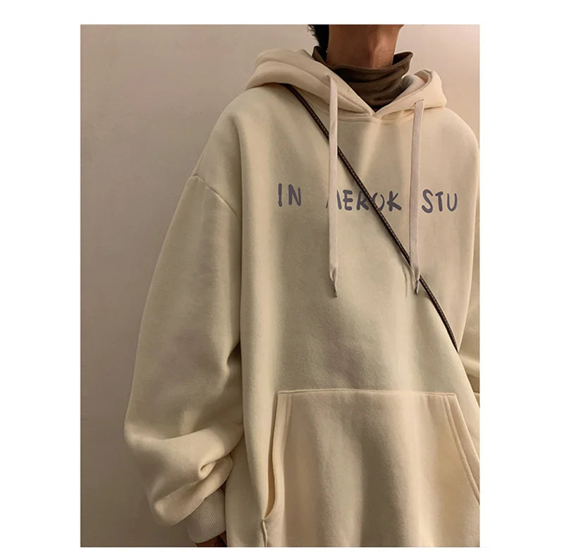 Neue Goth Grafik Gedruckt Pullover Hoodies Für Männer Y2K Vintage Streetwear Mit Kapuze Sweatshirts Herbst Baggy Hip Hop Mode Hoody So ist Leben