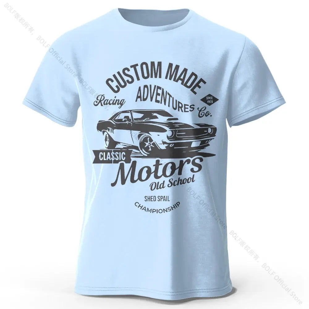 Motors Vintage Old School T-Shirt mit Grafikdruck - So ist Leben