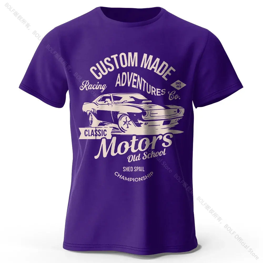Motors Vintage Old School T-Shirt mit Grafikdruck - So ist Leben