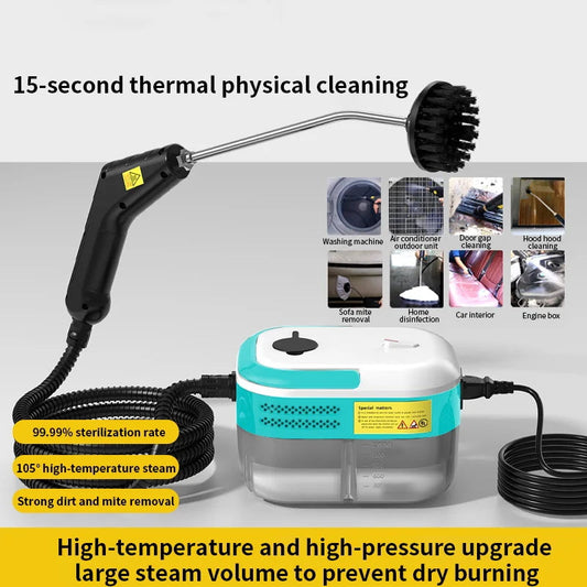 Dampfreinigungsmaschine Hochtemperatur-Sterilisation Desinfektion Auto Handheld Dampfreiniger für Bodenküche 110/220 V So ist Leben