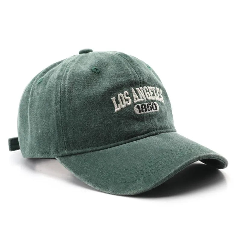 Mode Lässige Baseball Kappe für Frauen Männer Baumwolle Soft Top Hüte Unisex Los Angeles Stickerei Snapback Hut Wandern Sonnenschutz Kappen So ist Leben