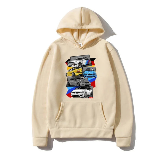 Klassischer Pullover mit grafischem Initialen-Print für Herren, Hip-Hop-Mode - So ist Leben