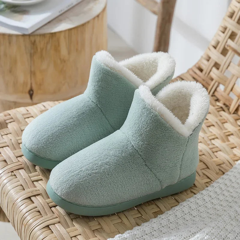 Haus Slipper Boot Cloud Damen Flip Flops Winter Warm Plüsch Indoor Home Schuhe - So ist Leben