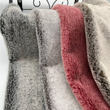 1 cm Haarhöhe Frost auf weißem Gras Weißes spitzes Fell Nachahmung Otter Kaninchenfell Warmer langer Plüschstoff DIY Kleidungsstoff So ist Leben