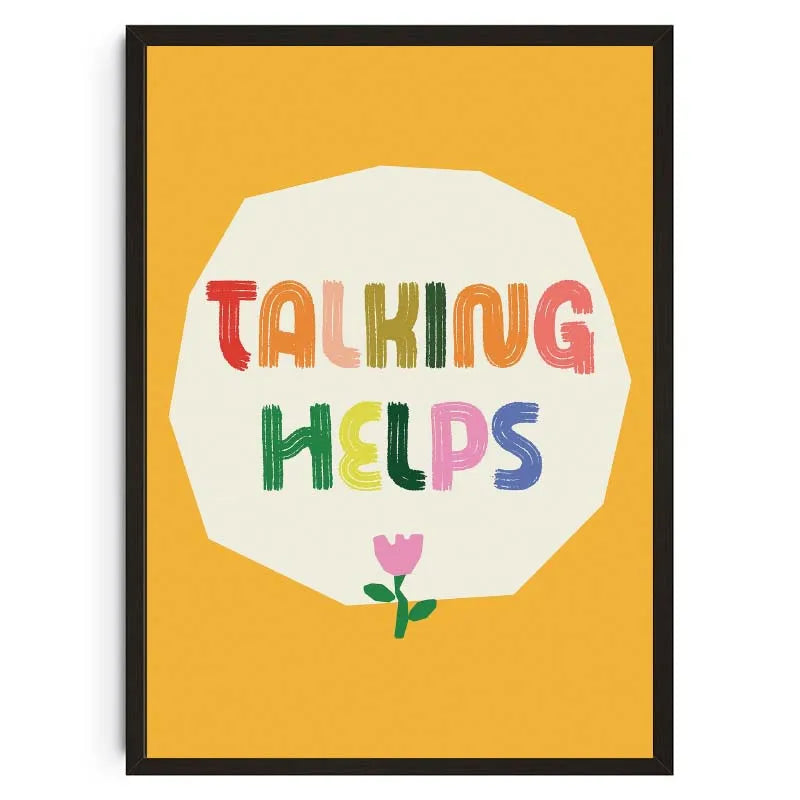 Leinwand Poster Zitate Drucke Wandbild für Therapie Büro Dekor - So ist Leben