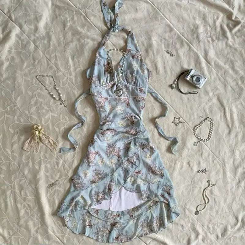 Grunge Punk Gothic Fairycore Emo Girls Dress Sexy Slim Lace Chic Fashion Aesthetic Women's Dresses Harajuku Retro Y2K Streetwear - So ist Leben