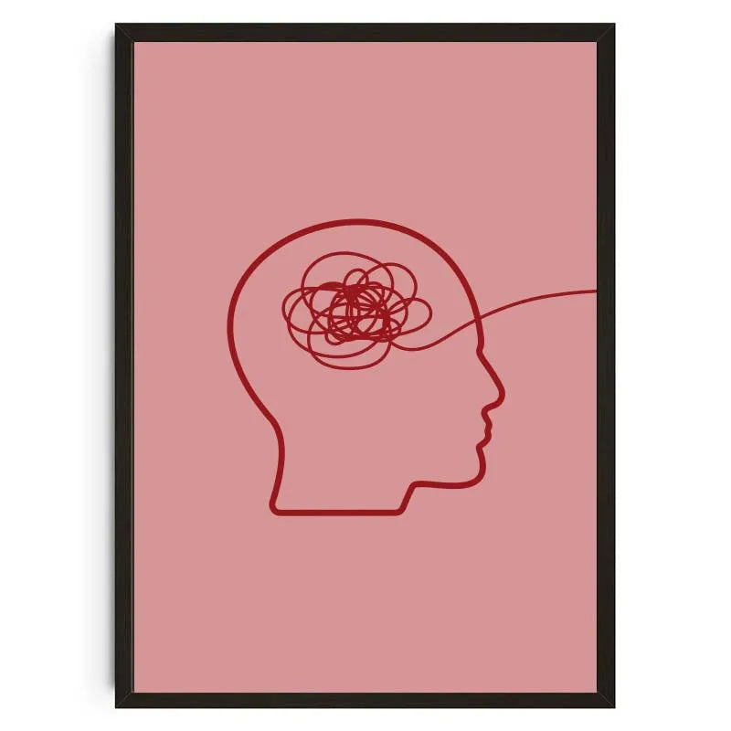 Leinwand Poster Zitate Drucke Wandbild für Therapie Büro Dekor - So ist Leben