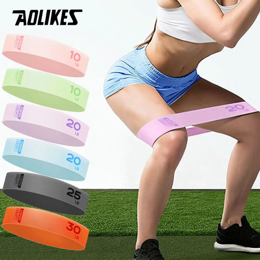 Aolikes 1pcs Fitness elastische Widerstands bänder Heim training Yoga Sport Widerstands bänder Stretching Pilates Crossfit Workout Gym So ist Leben