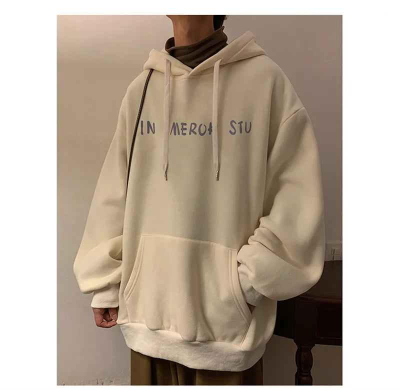 Neue Goth Grafik Gedruckt Pullover Hoodies Für Männer Y2K Vintage Streetwear Mit Kapuze Sweatshirts Herbst Baggy Hip Hop Mode Hoody So ist Leben