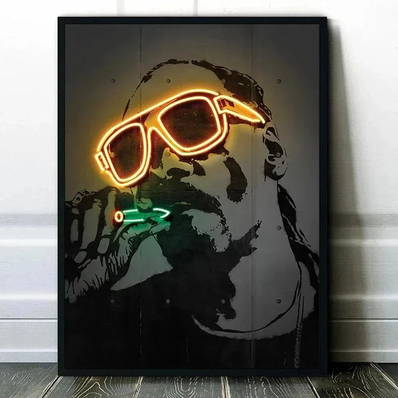 Leinwand Malerei Hip Hop Sänger Poster Wand Kunst Bar Wohnkultur - So ist Leben