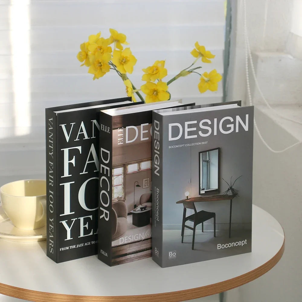 Wohnzimmerdekoration Designerbücher Couchtisch-Ornamente - So ist Leben