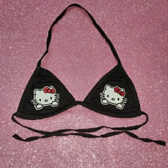 Hello‑Kitty Cosplay BH‑Top im Sanrio Cartoon Stil - So ist Leben