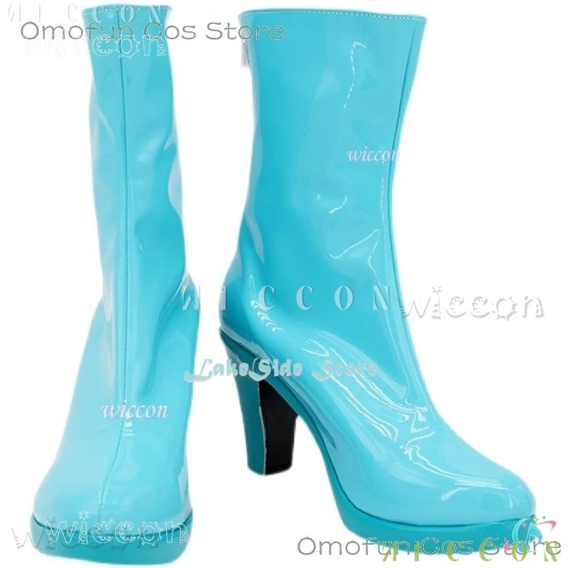 Anime Club Cartoon Prinzessin Bloom Cosplay Glänzender Rock Erwachsene Frauen Mädchen Stil Kleidung Halloween Party Dress-up Blauer Anzug So ist Leben