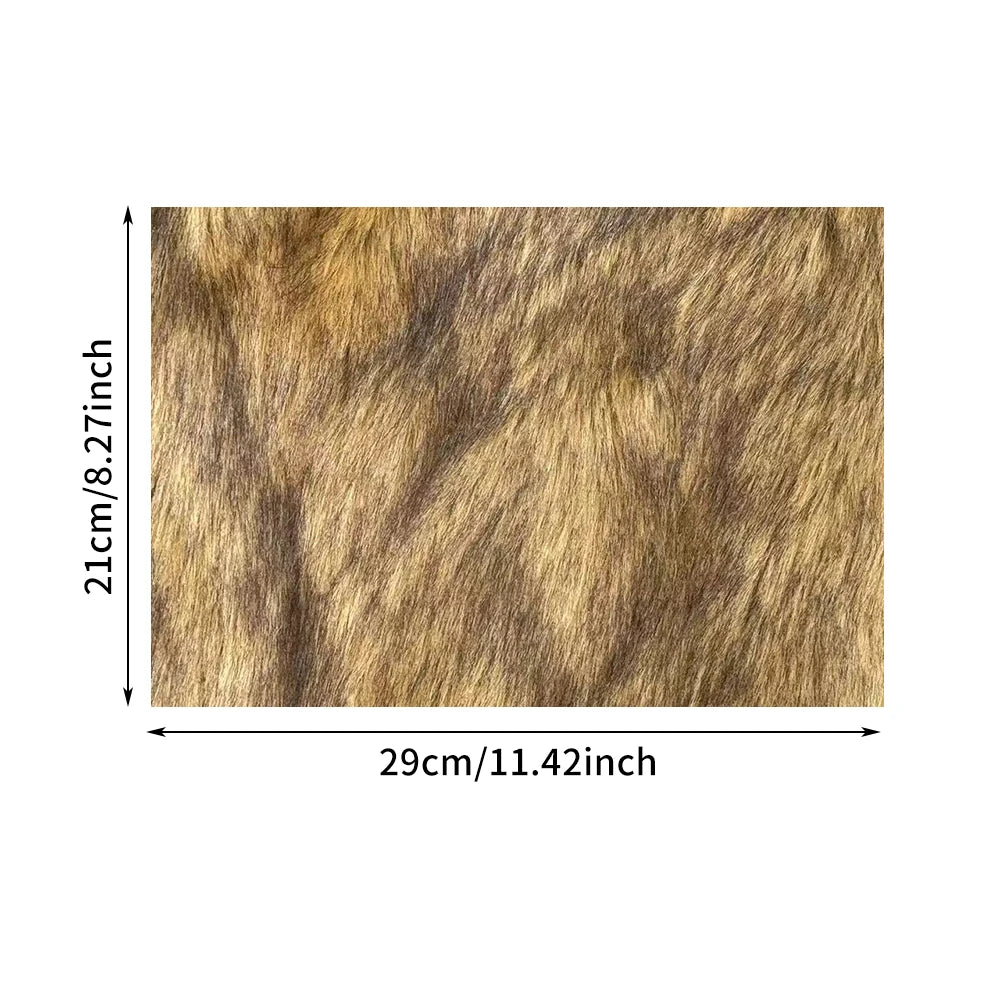 A4 Braun Gelb Gefärbte Spitze Plüsch Stoff DIY Kleidung Zubehör Bastelmaterial für Heimdekoration und Nähprojekte So ist Leben